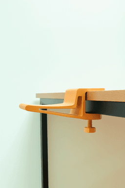 Desk Clamp Headphone Stand 3d model