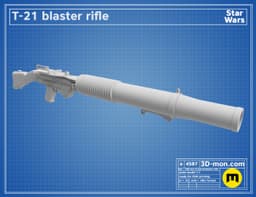 T-21 Blaster Rifle 3d model