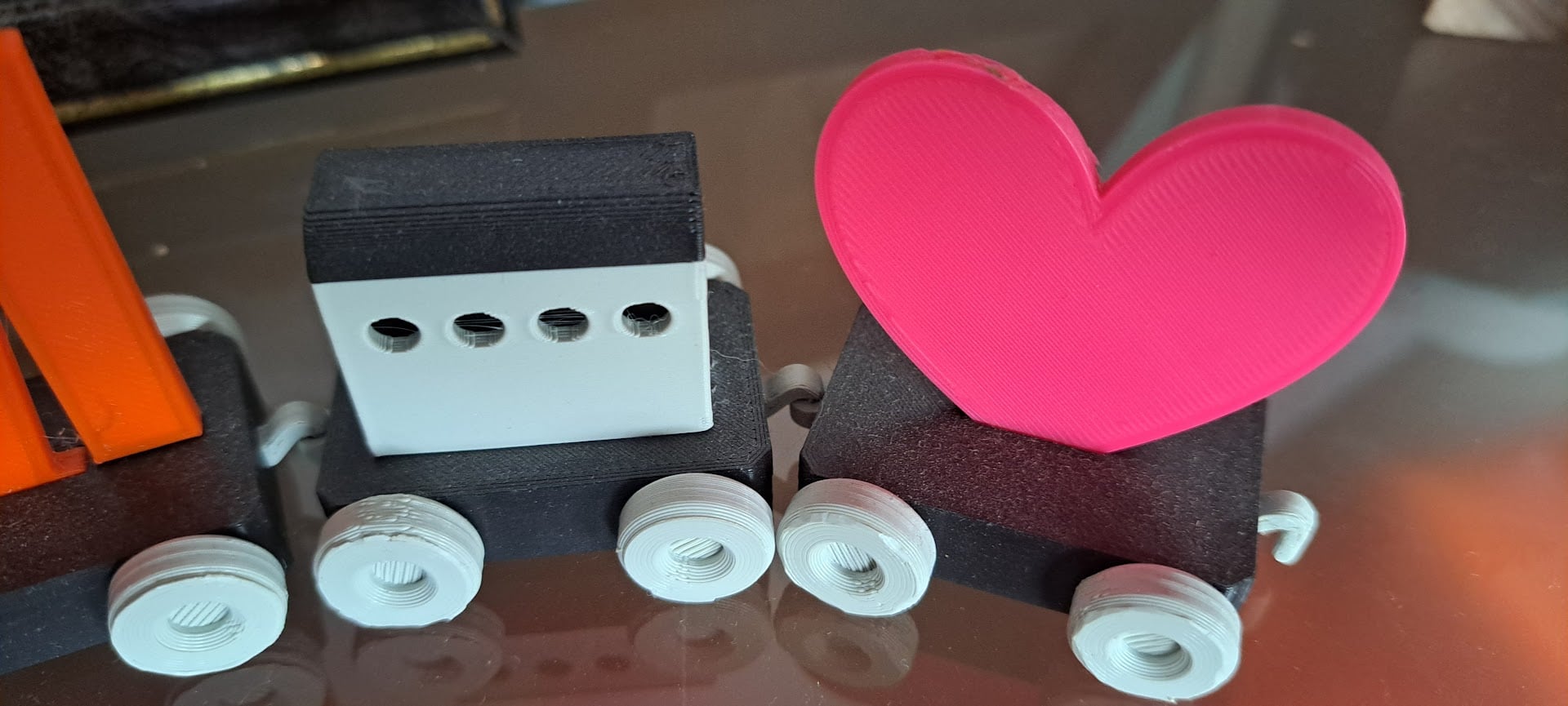 Letter Train 3d model
