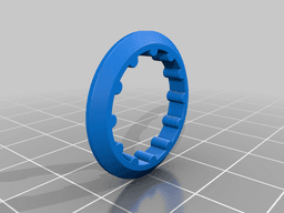 keyrambit, no bearing needed, clicks together 3d model