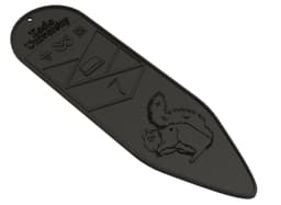 Keele University Bookmark 3d model