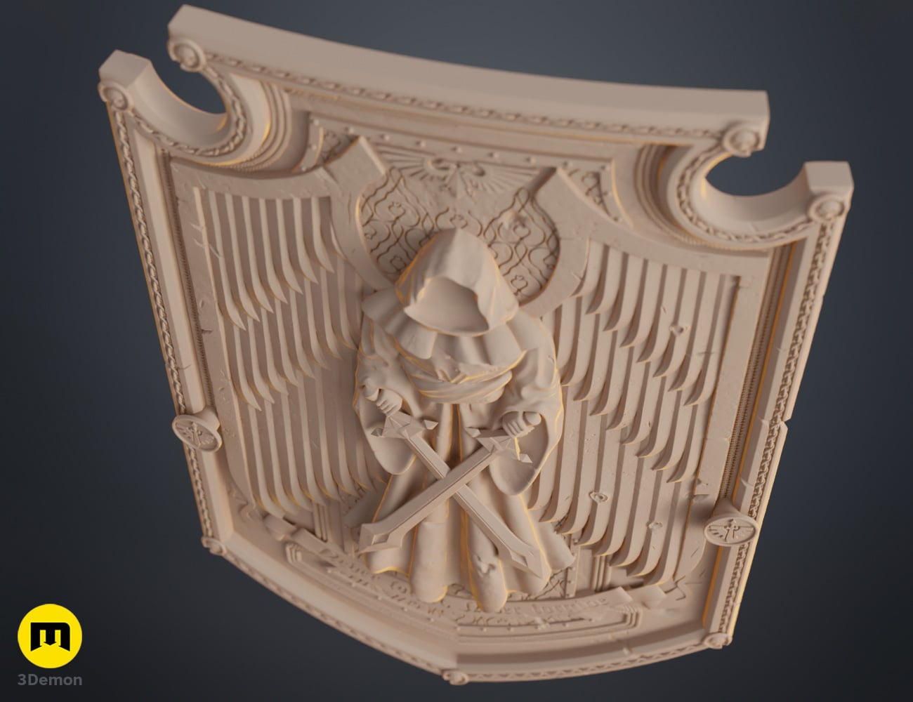 Dark Angels Storm Shield 3d model