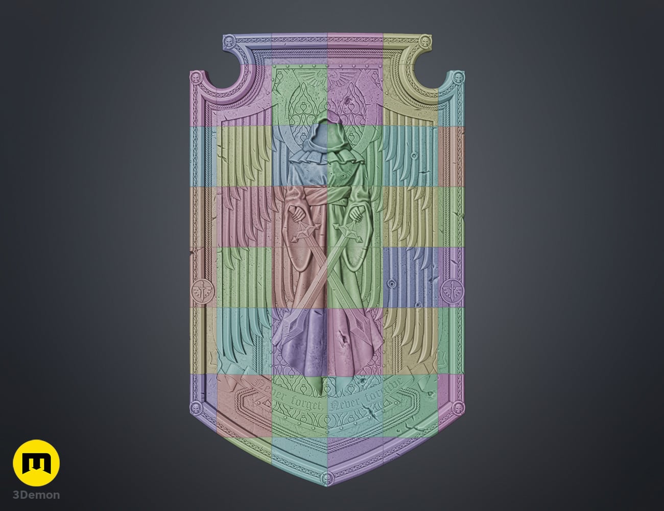 Dark Angels Storm Shield 3d model