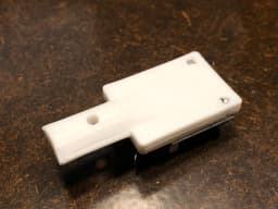 Ender 3 X Endstop Switch Slider 3d model