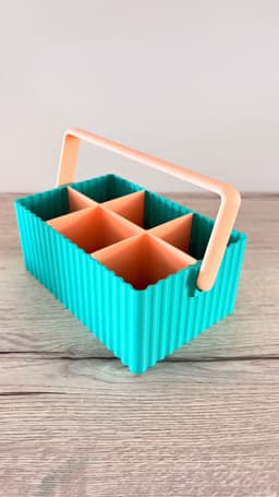 Color Pop Aura Basket 3d model