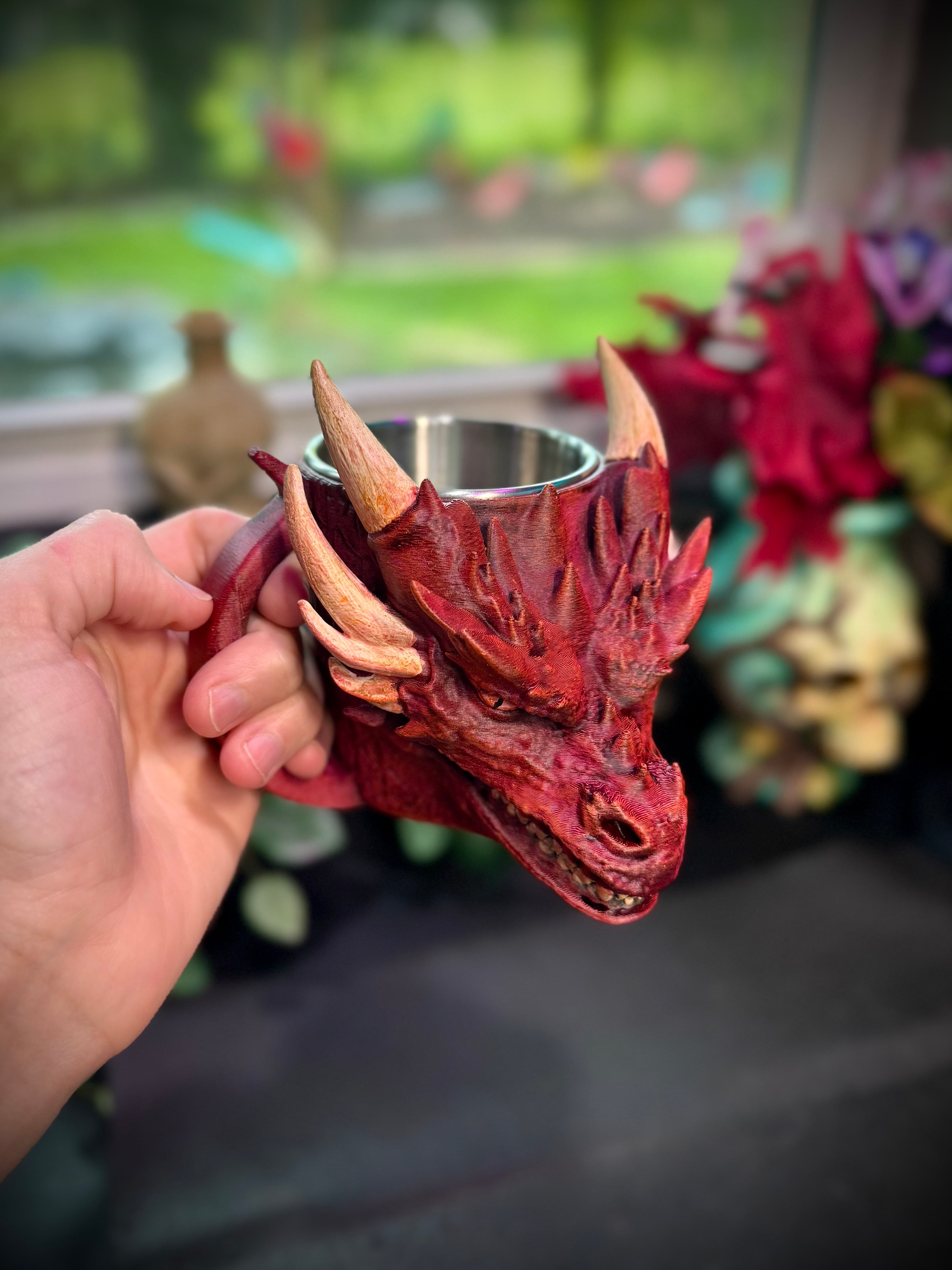 Dragon cup 3d model