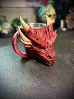 Dragon cup 3d model