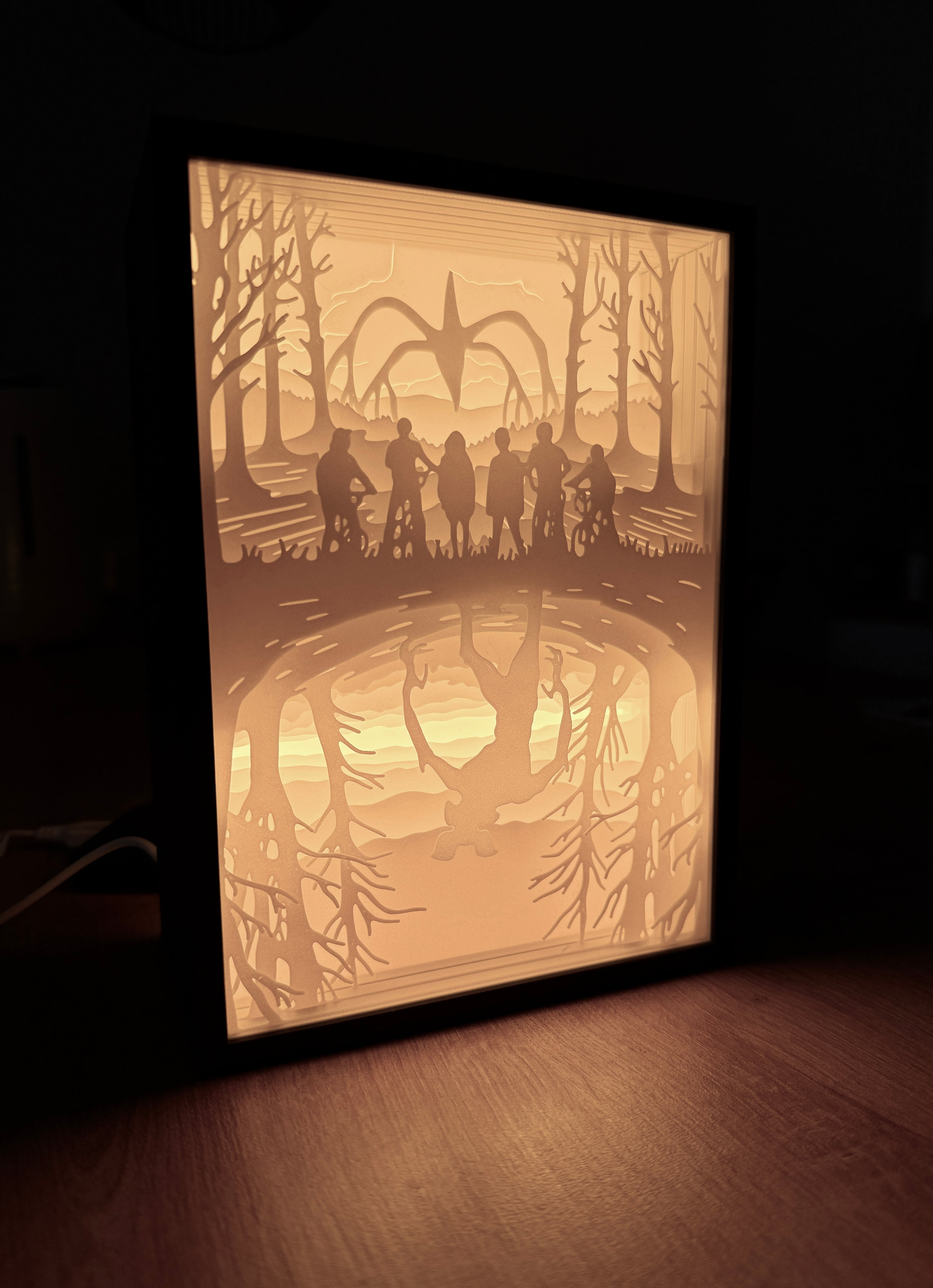 Stranger Things Light Box Lamp 3d model