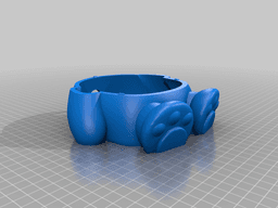 Sitting Bear lamp shade 3d model