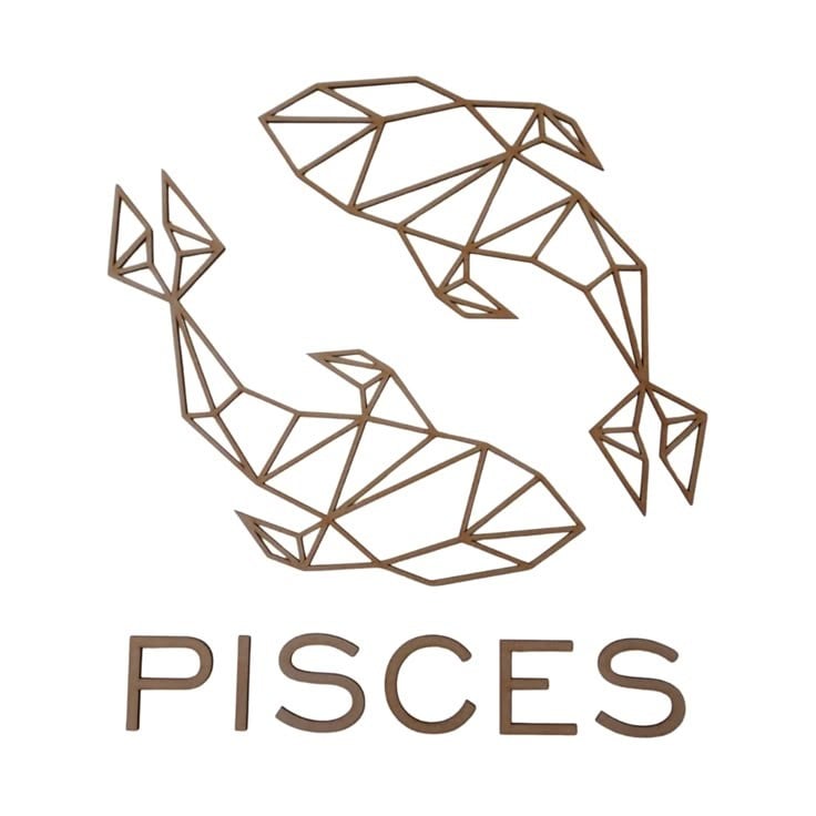 pisces wallart.3mf 3d model