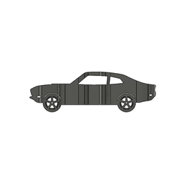 Maverick 3D Car Flip Art Desk Display 3d model
