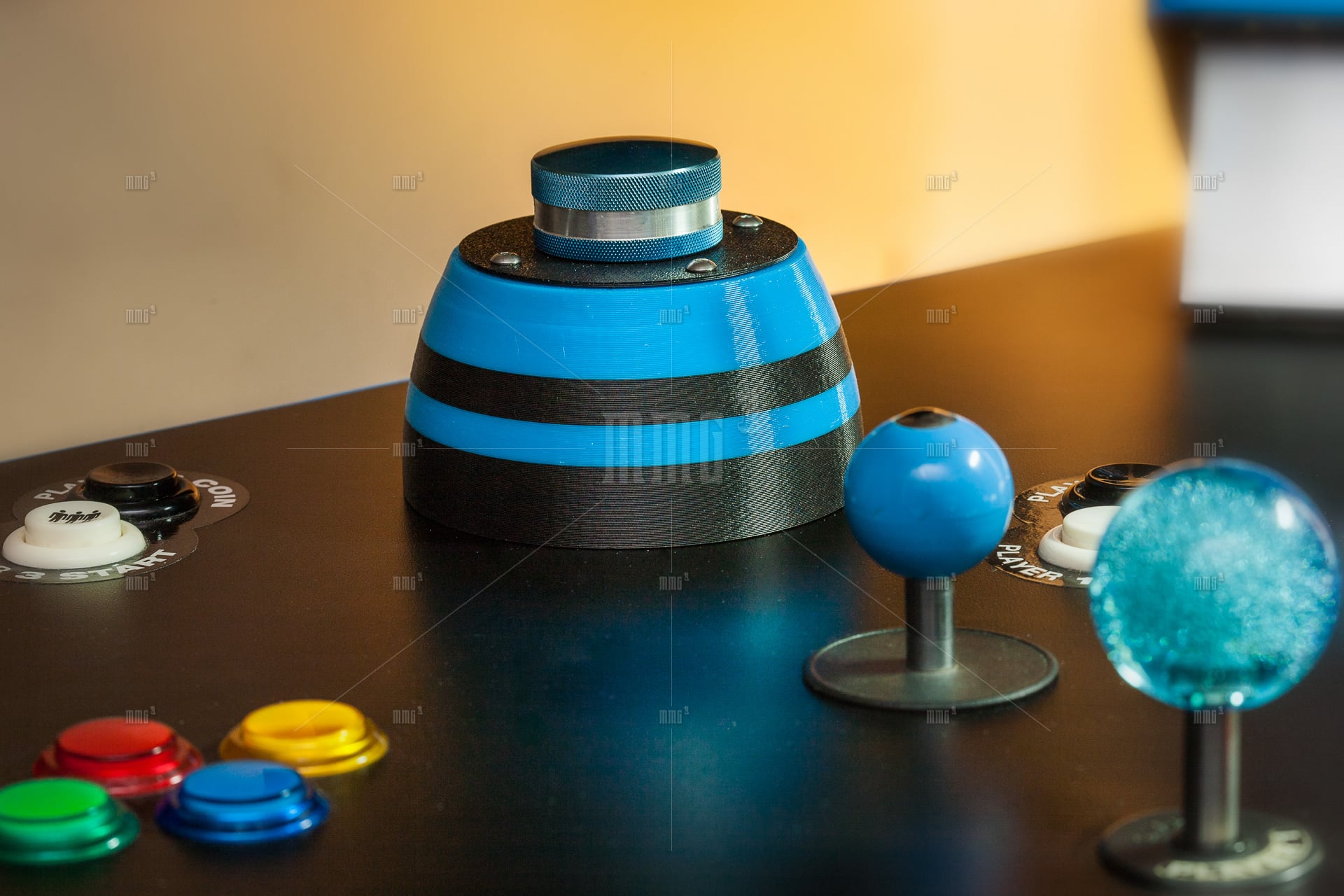 Comfort Design Spinner Mount For Arcades, 3d Printed 3d model