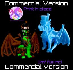 Steampunk Dragon Figure (Commercial Use) 3d model