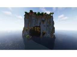 Minecraft Cave Island 3d model