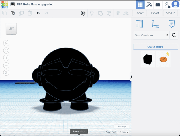 Marvin upgraded 3d model