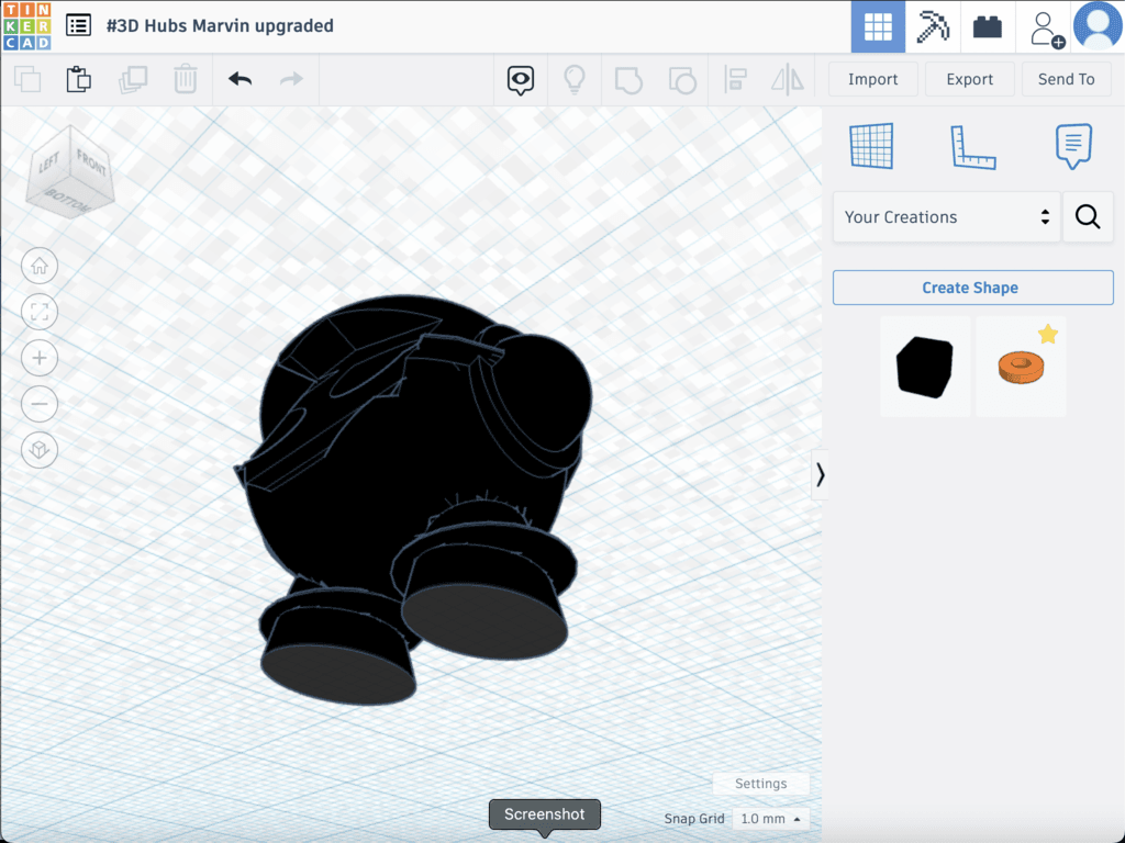 Marvin upgraded 3d model