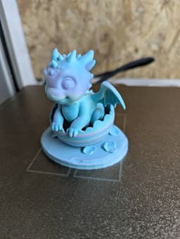 Hatching Cute Baby Dragon 3d model