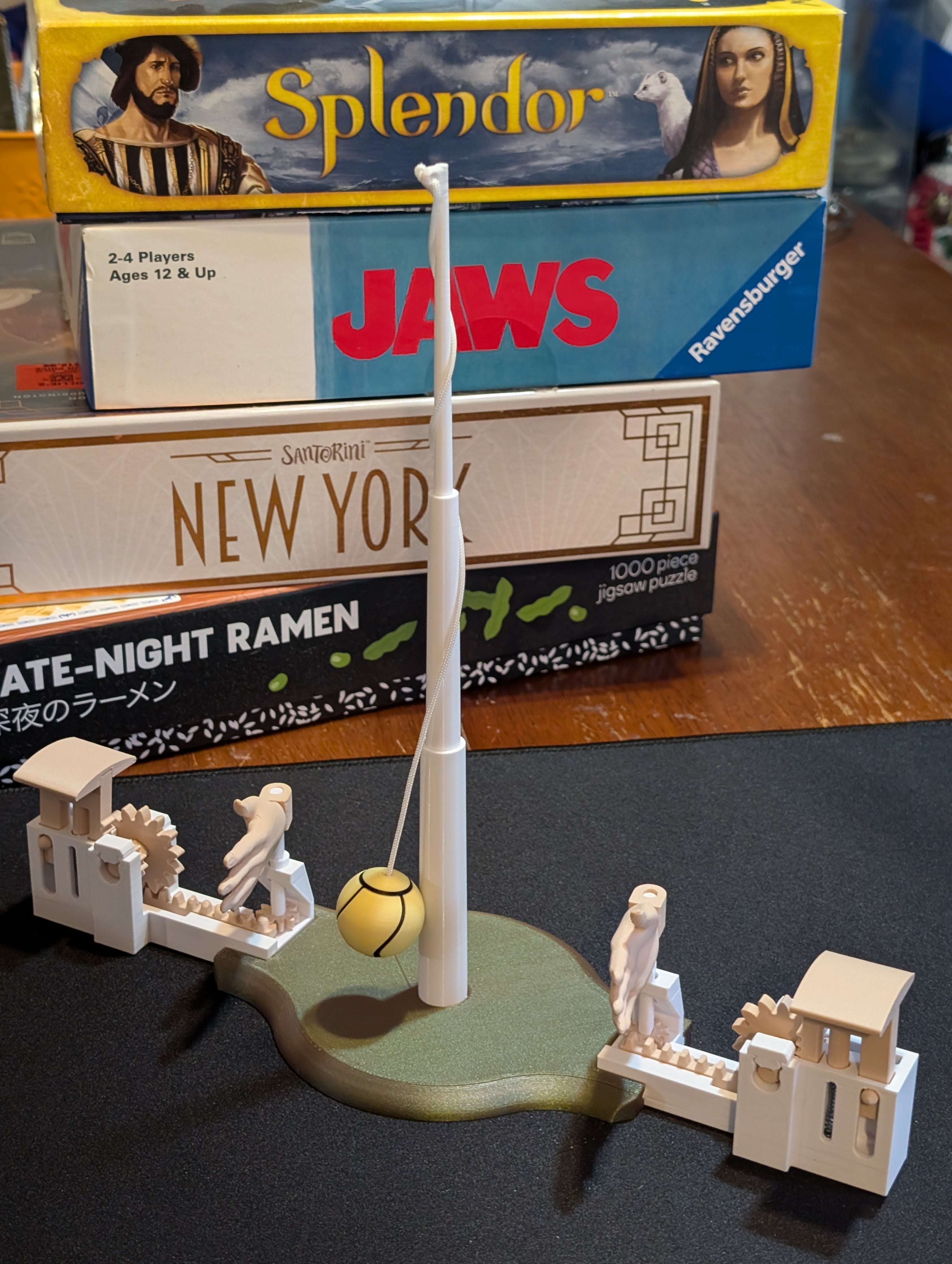 Great addition to Game Night with the family! Growing up playing tether ball, this brought back a ton of memories while giving a fun way to play!