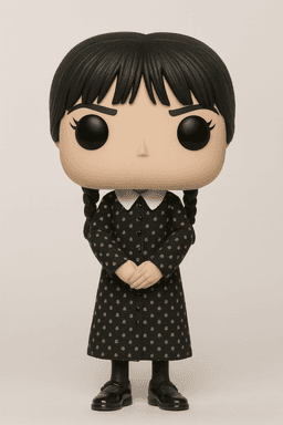 WEDNESDAY FUNKO POP STYLE – STL Fan Art Model 3d model