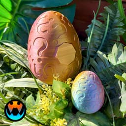 Mystery Egg, Two Versions 3d model