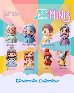 Z-MINIS CINDERELLA COLLECTION 3d model