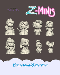 Z-MINIS CINDERELLA COLLECTION 3d model