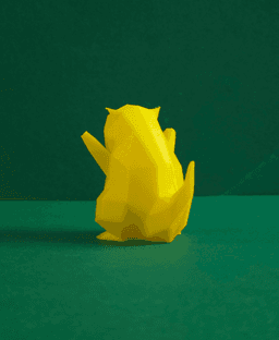 Sandshrew Low Poly Pokemon 3d model