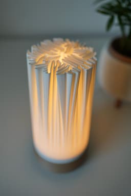 ORGANIS minimalist organic table lamp 3d model