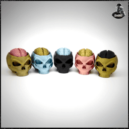 Skull Brain Clickers 3d model