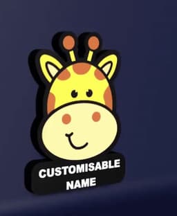 Cute Giraffe - LED Strip compatible 3d model