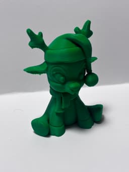Christmas reindeer 3d model