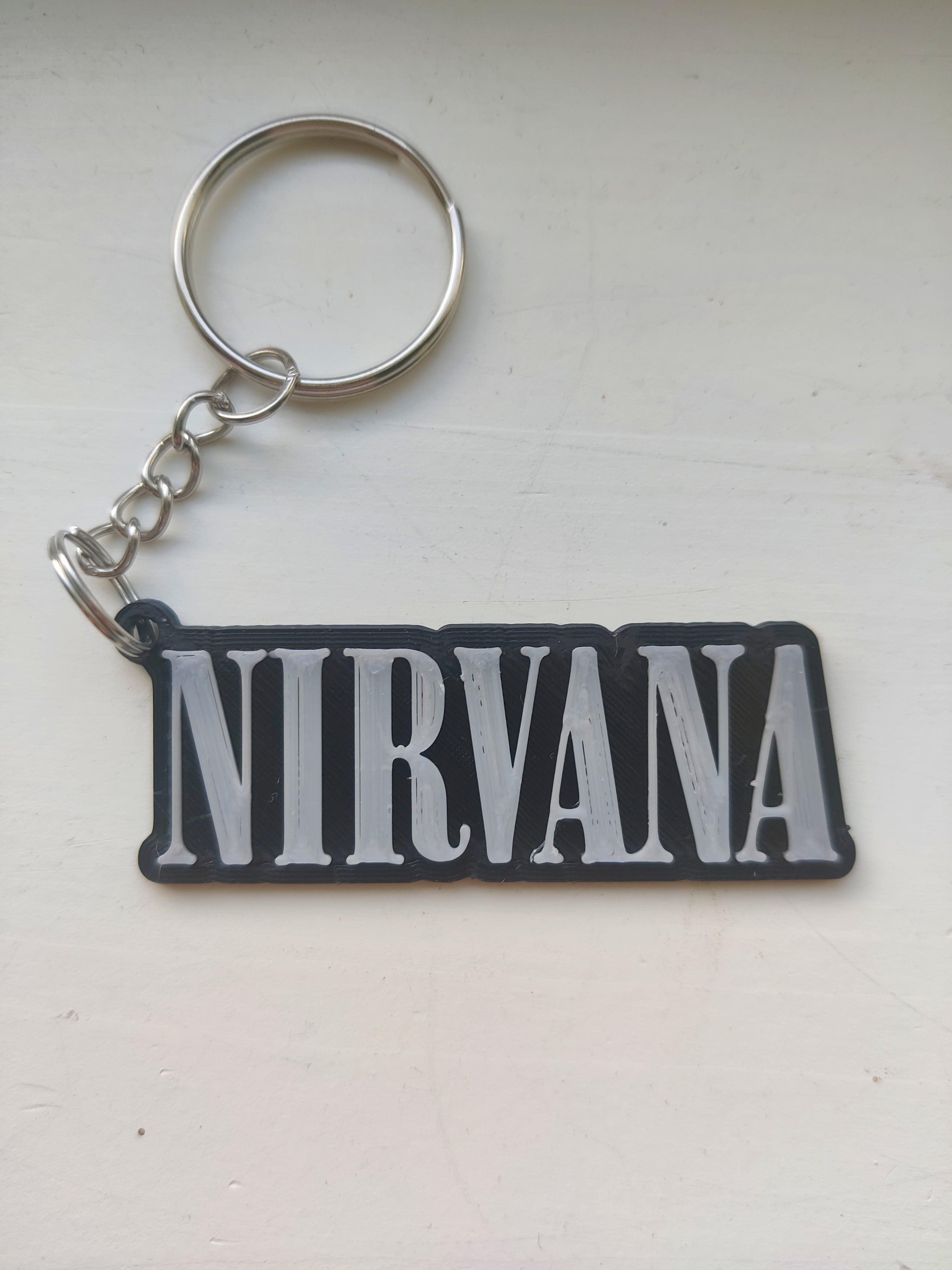 Nirvana keychains 3d model