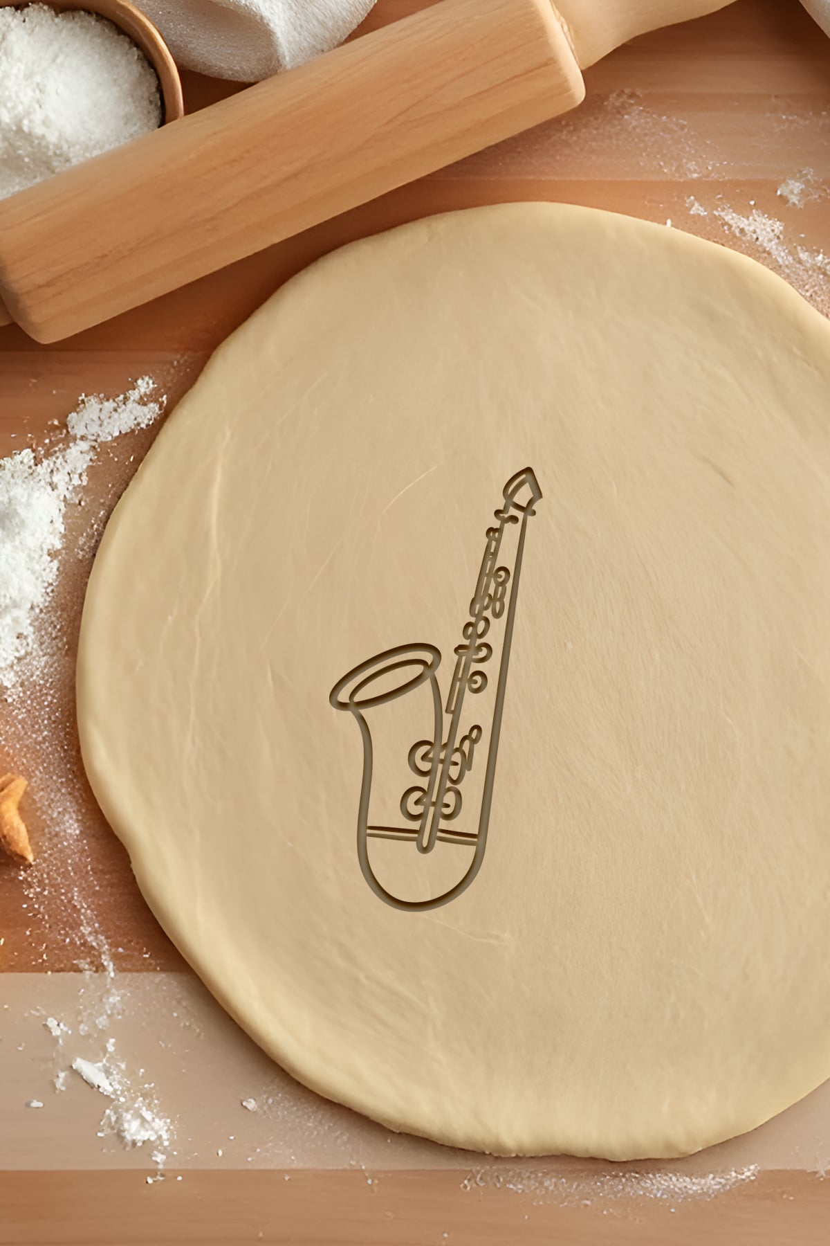 Music Cookie Cutter, Biscuit Cutter 3d model
