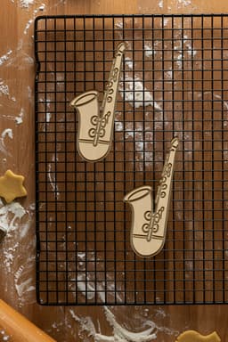 Music Cookie Cutter, Biscuit Cutter 3d model