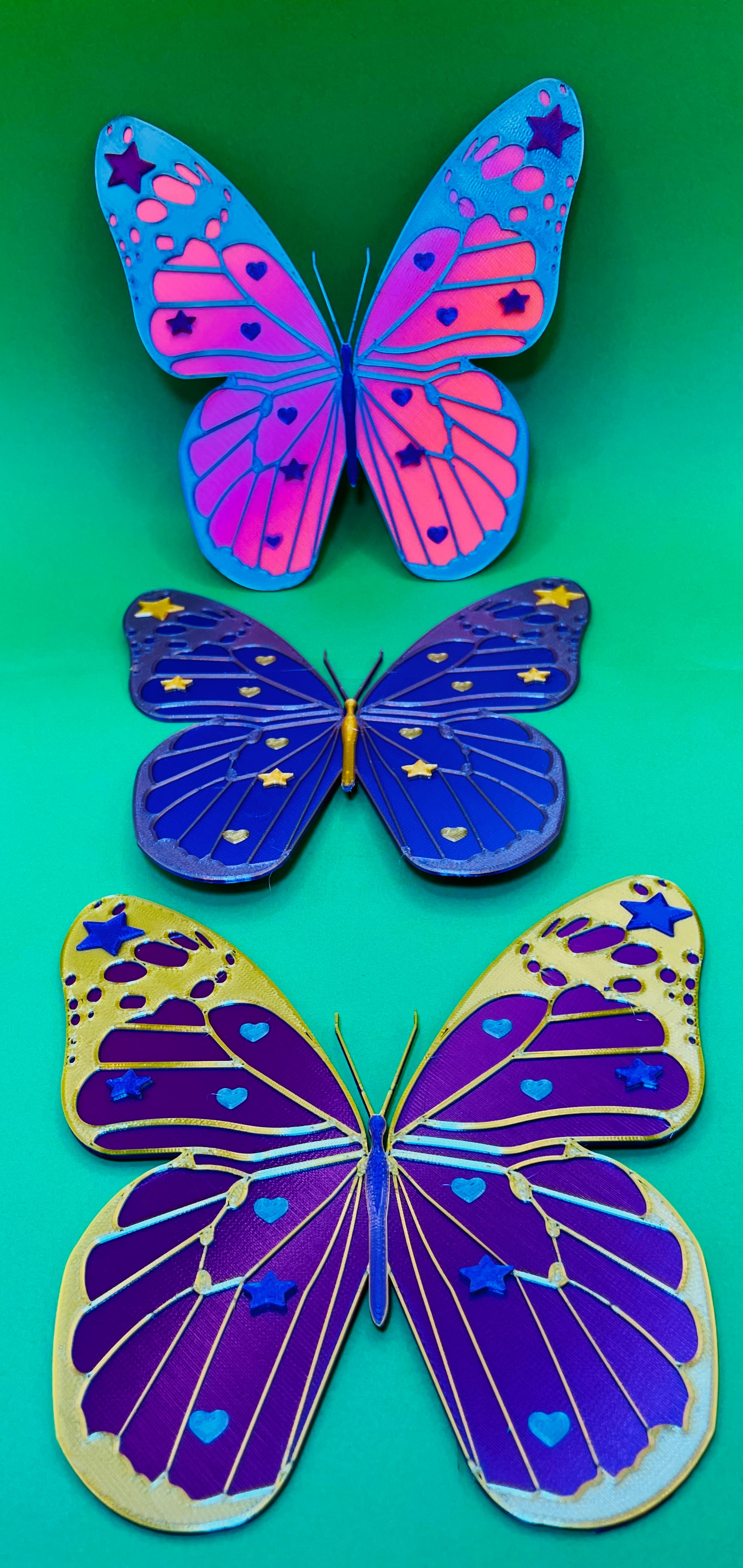 Colourful Butterfly 3d model