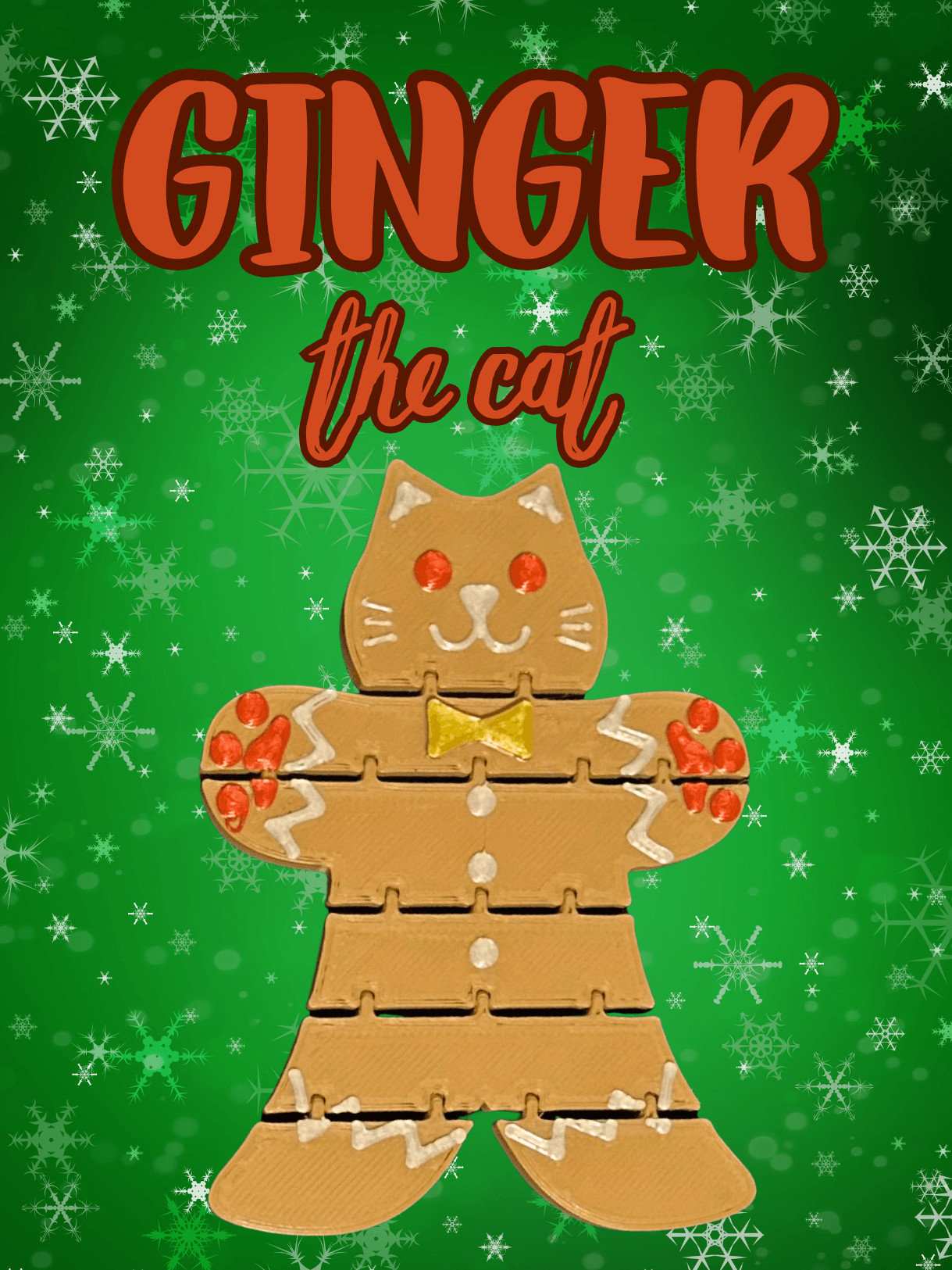 Ginger the cat 3d model