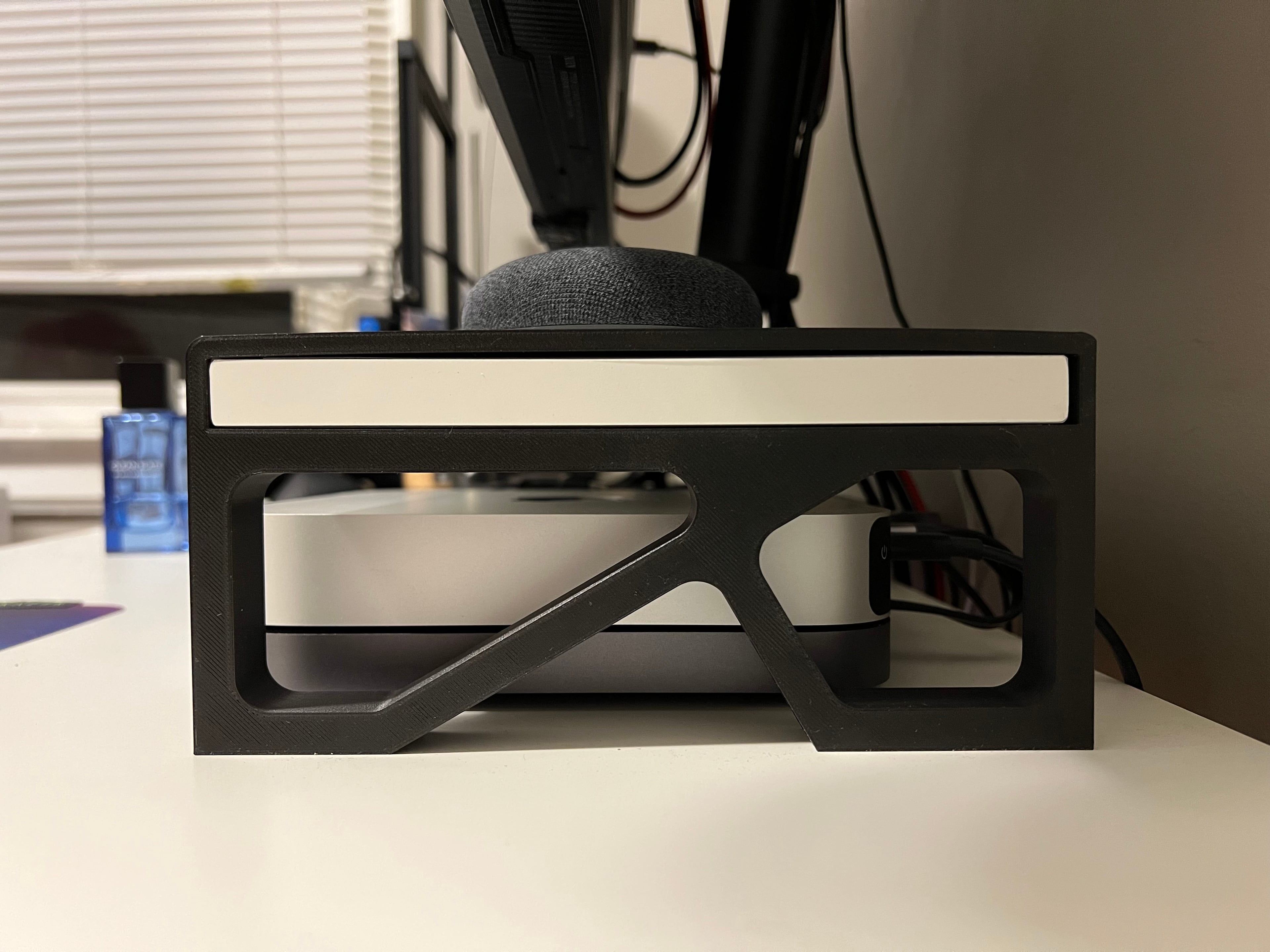 Monitor stand for Ikea BURHULT 3d model
