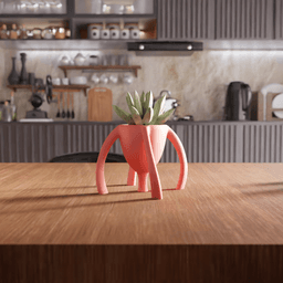 Spider Legged Quadruped Planter 3d model