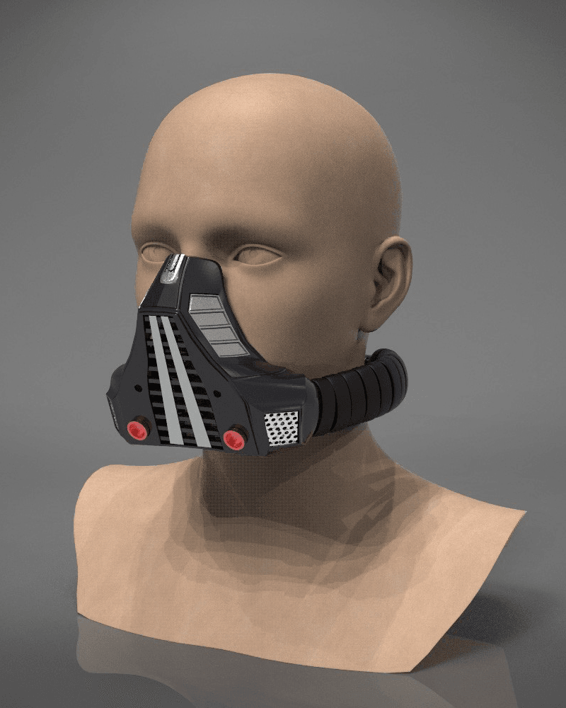 Darth Malgus' Mask - Star Wars 3d model