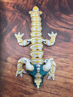 Papa Platescale: Armored Dragon 3d model