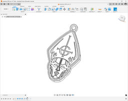 Popestar pin and pendant 3d model
