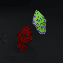 Popestar pin and pendant 3d model