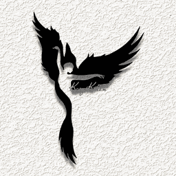 angel raven WALL ART HOME DECOR 3d model