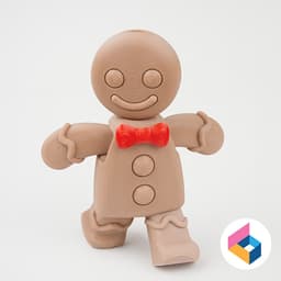 Gingerbread_Man 3d model