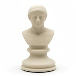 Classical Mythology Chess Set - Greco-Roman Sculpted Pieces 3d model