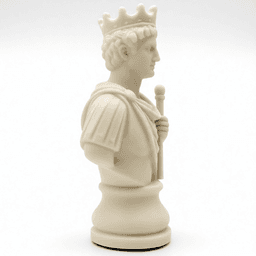Classical Mythology Chess Set - Greco-Roman Sculpted Pieces 3d model