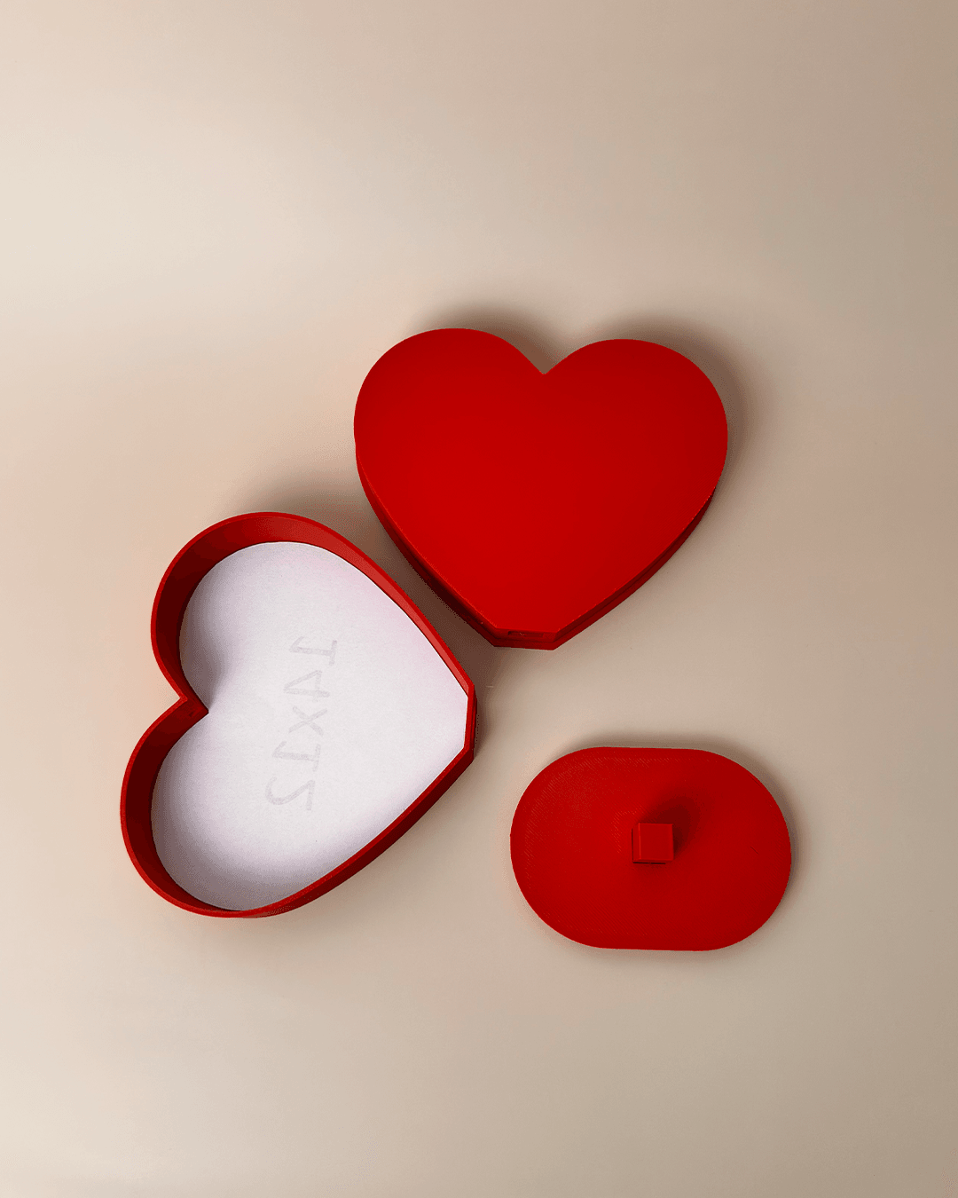 Rose Heart Picture Holder 3d model