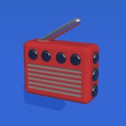 Radio Mockup 3d model