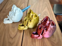 Articulated Skulls Print-in-Place 3d model