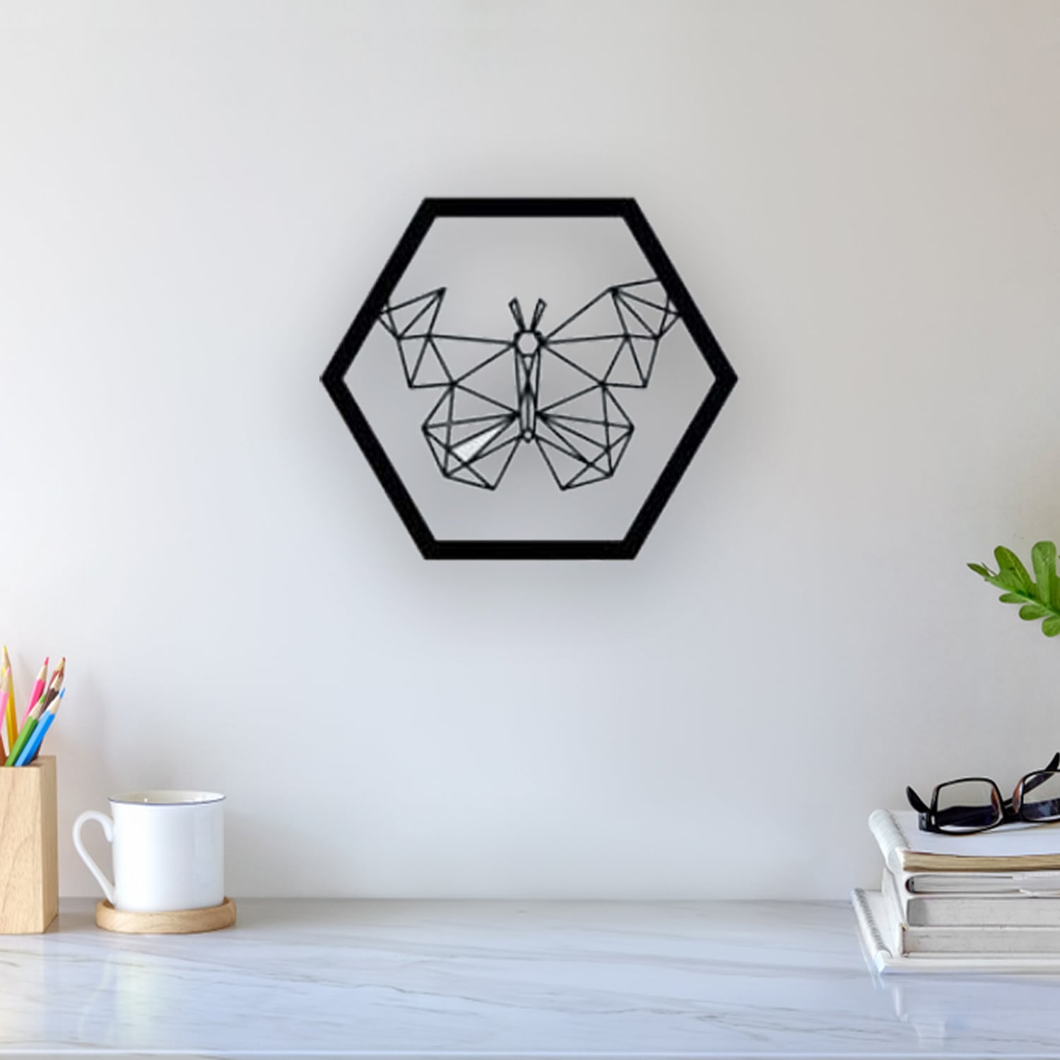 Butterfly Wall Art 3d model
